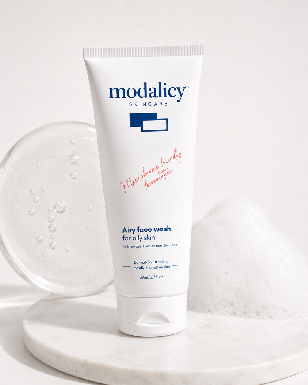 Modalicy Airy Face Wash for Oily Skin – Gentle Daily Cleanser